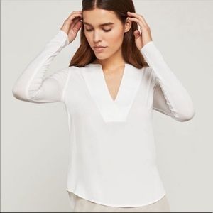 BCBGMAXAZRIA Maclura blouse in white Large